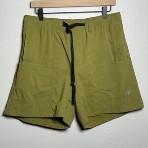 Without Walls Mens Shorts L Green Utility Cargo Thick‎ Outdoors Active Hiking